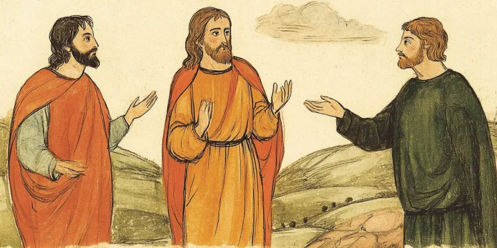 20250320 a renaissance style painting of jesus standing in u0