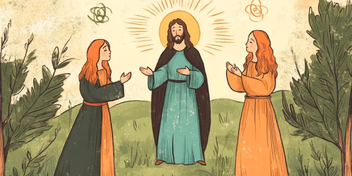 20250320 a renaissance style painting of jesus standing in u2