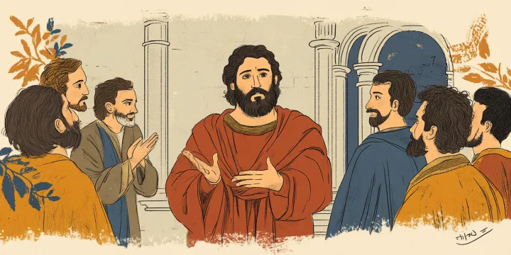 20250320 a renaissance style painting of jesus standing wit u0 (2)