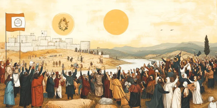 20250404 a dynamic and powerful scene depicting mass action u1