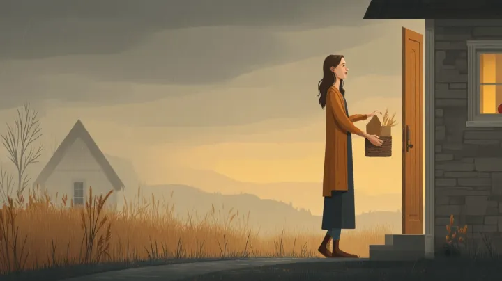 20250809 protestant inspired minimalist scene a woman plac u1