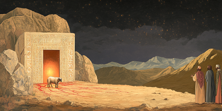 Diegon83 a solemn and symbolic scene depicting the biblical n 33badd67 a1c3 45a2 94ad fcc7042d350e 1