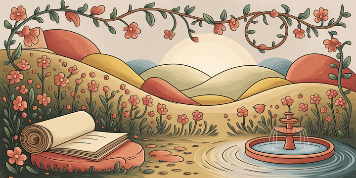 Hand drawn illustration with a warm text 8l5magnxrhs2nmxizif4za rgmstjh3sd2xdjsqhpxzeg