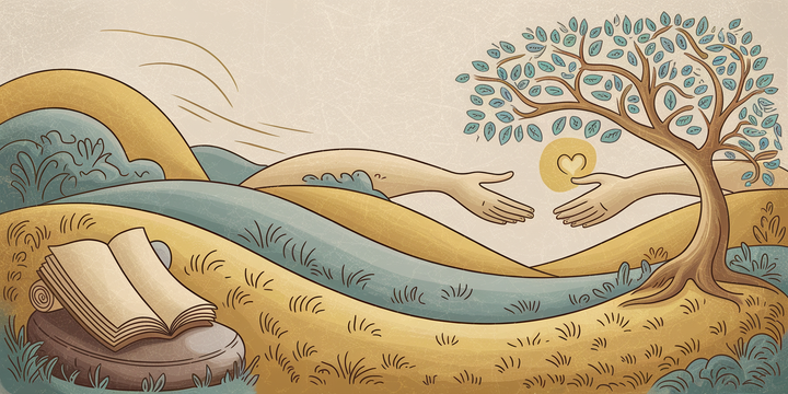 Hand drawn illustration with a warm text ll jukajrlyp8myjepwivg qnjt6e5drzekrx8apifi7q