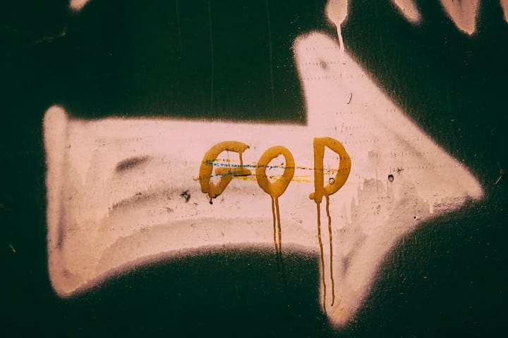 yellow and black abstract painting