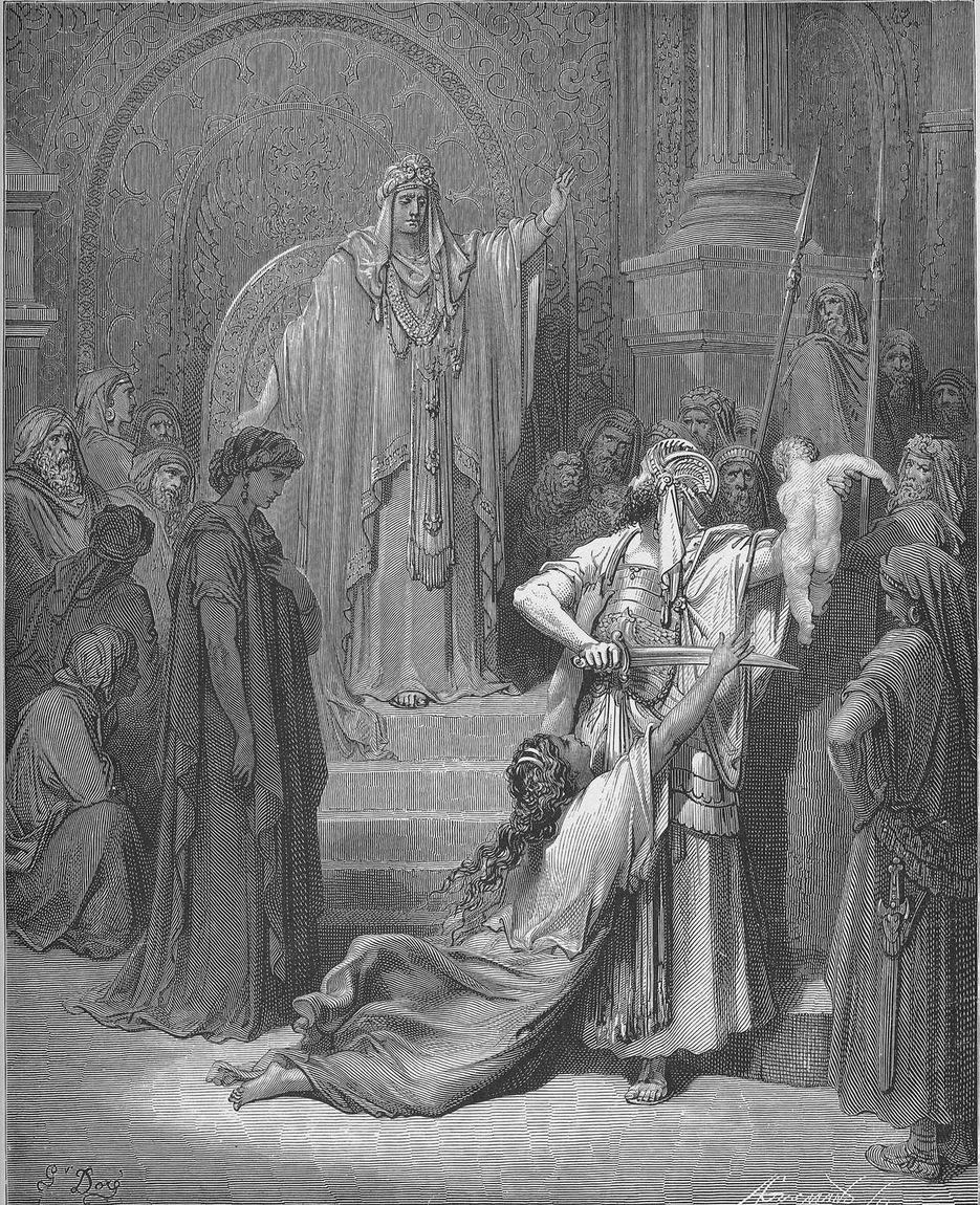 Gustave Doré, O julgamento de Salomão