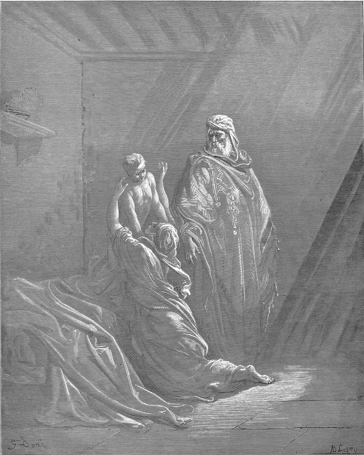 Gustave Doré, Elias ressuscita o filho da viúva de Sarepta