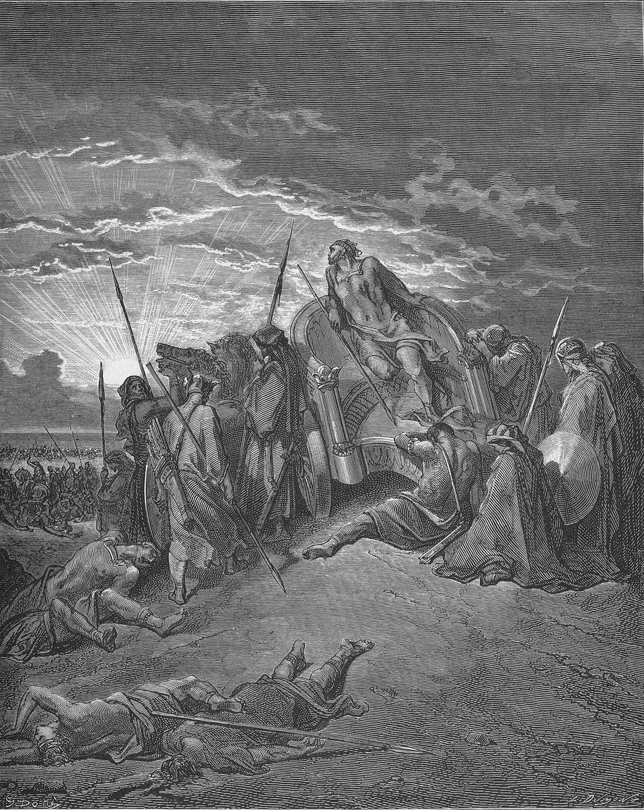 Gustave Doré, A morte de Acabe