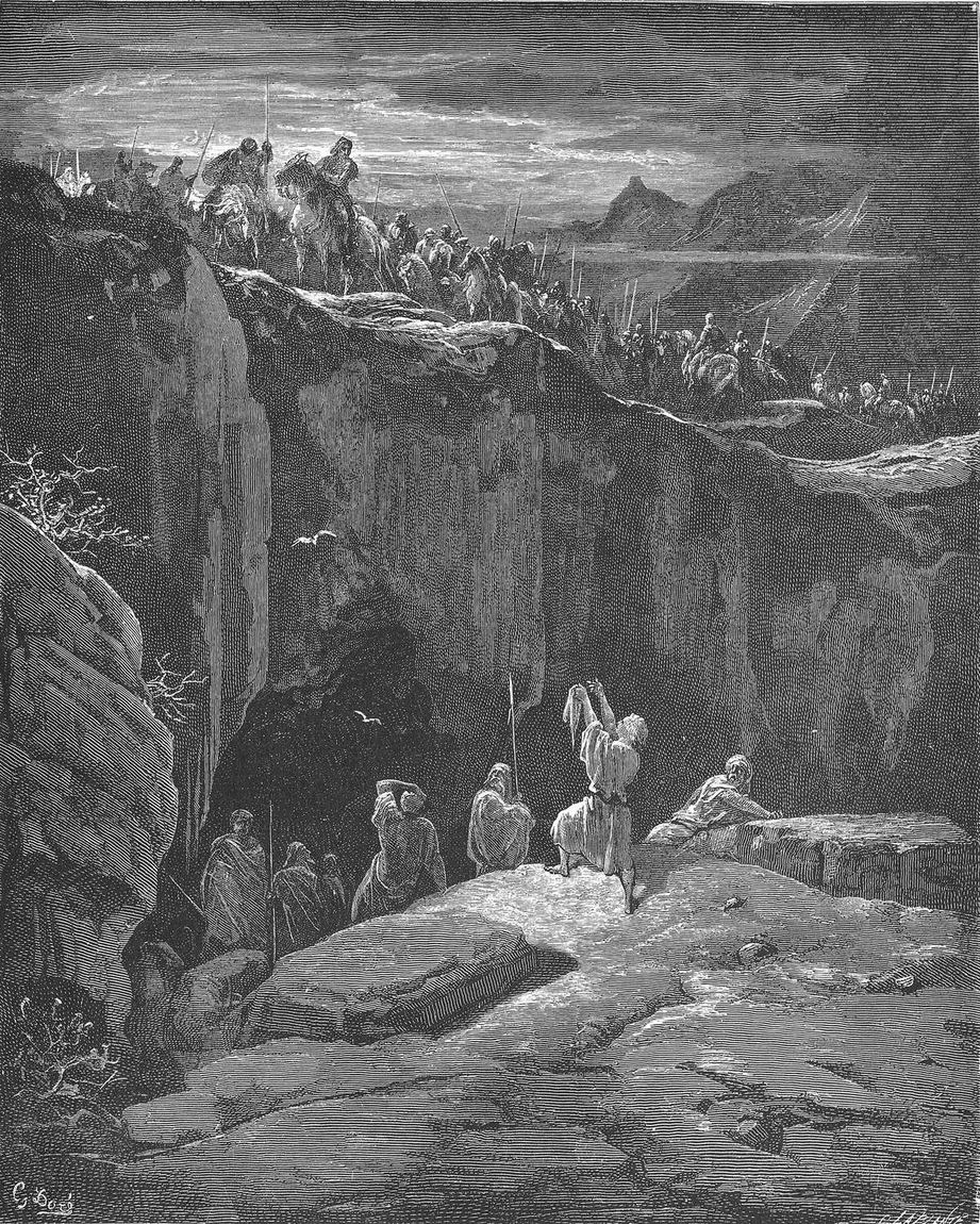 Gustave Doré, Davi mostra a Saul que poupou sua vida