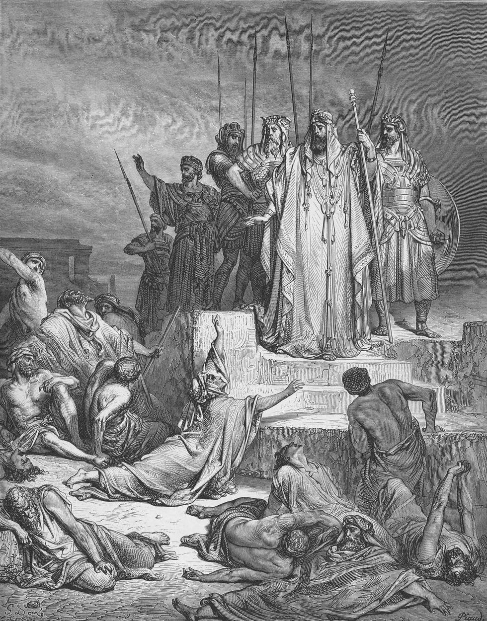 Gustave Doré, A fome em Samaria