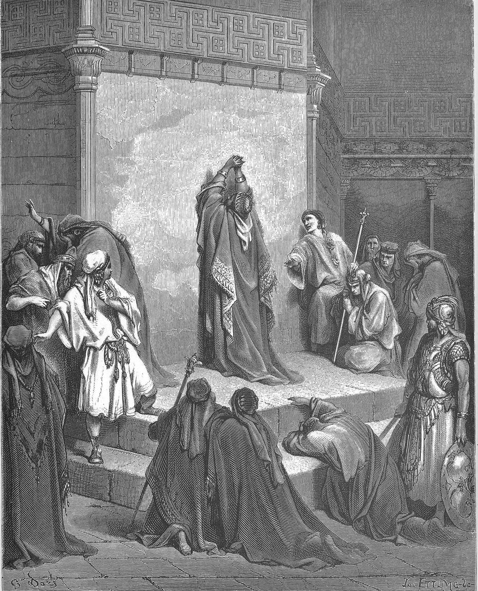 Gustave Doré, Davi chora a morte de Absalão