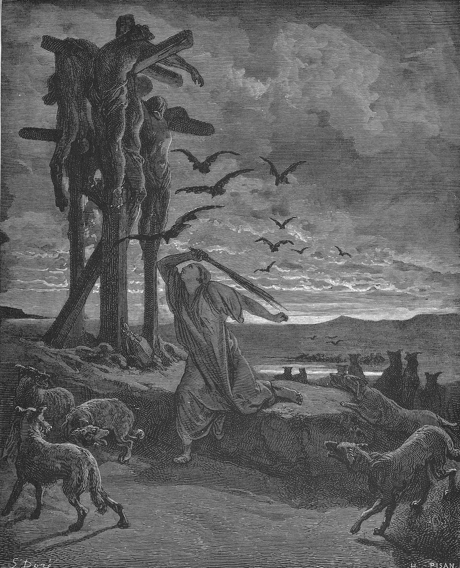 Gustave Doré, A bondade de Rispa para com os mortos