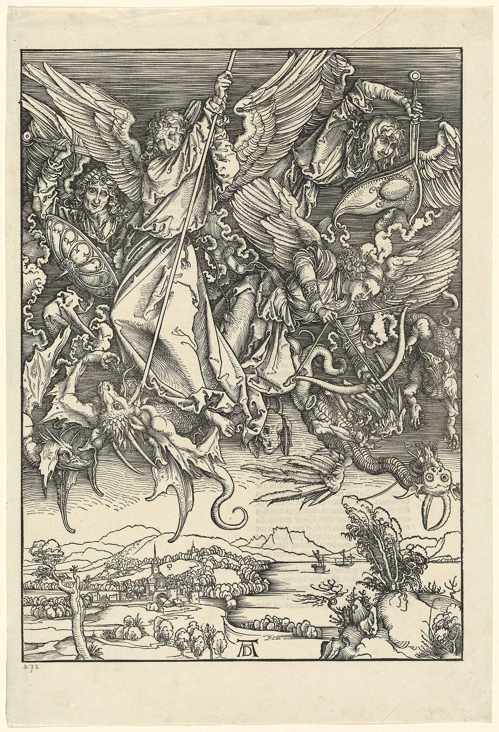 Albrecht Dürer, Miguel luta contra o dragão