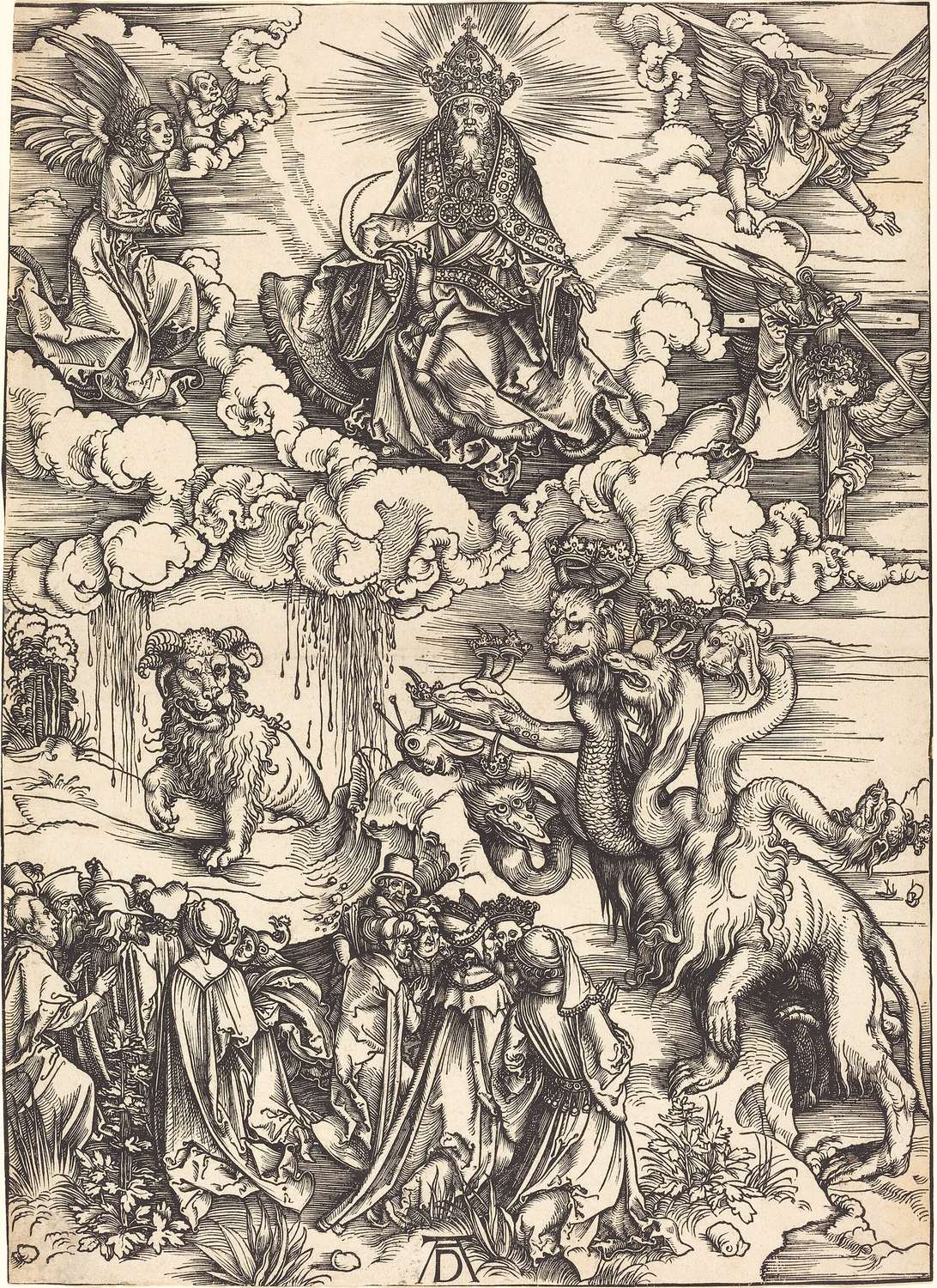 Albrecht Dürer, A besta com dois chifres como de cordeiro