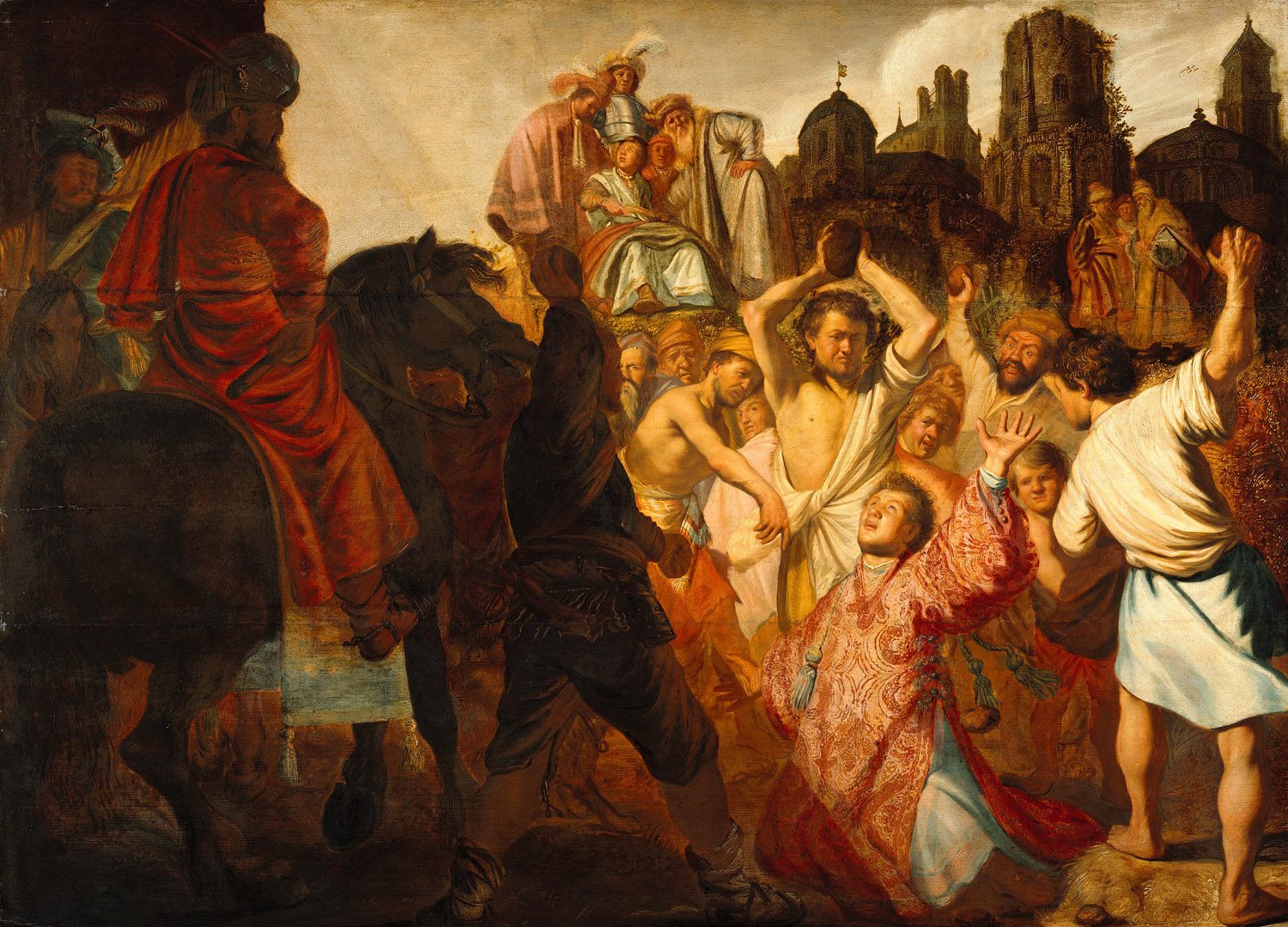 Rembrandt, O apedrejamento de Estêvão