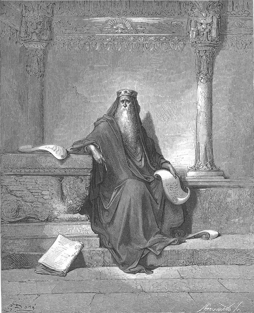 Gustave Doré, O rei Salomão na velhice