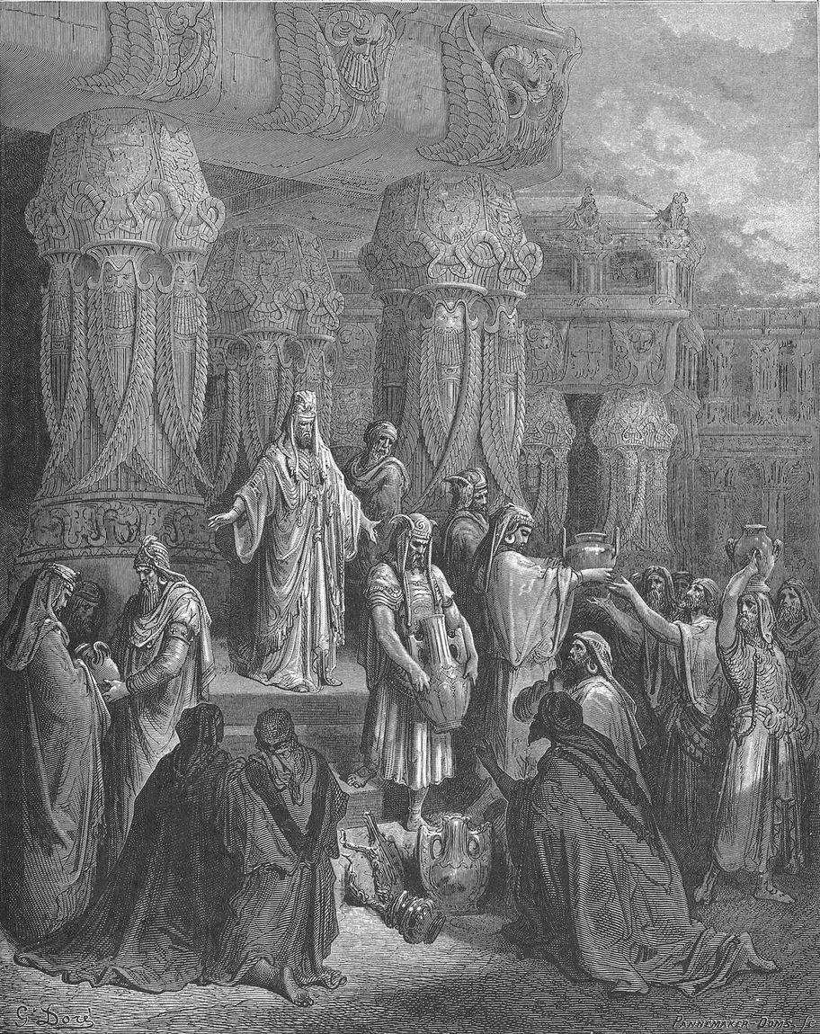 Gustave Doré, Ciro devolve os utensílios do templo