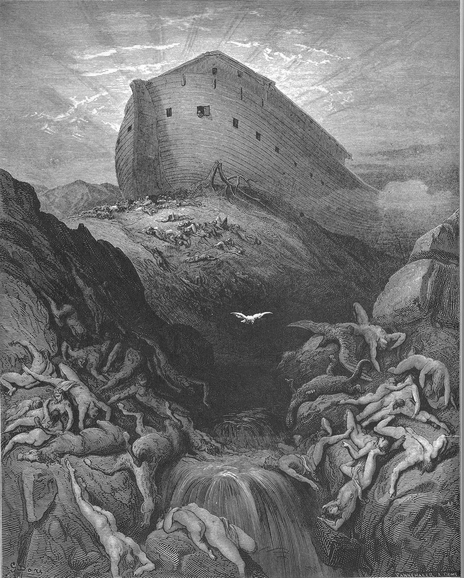 Gustave Doré, A pomba é enviada da arca