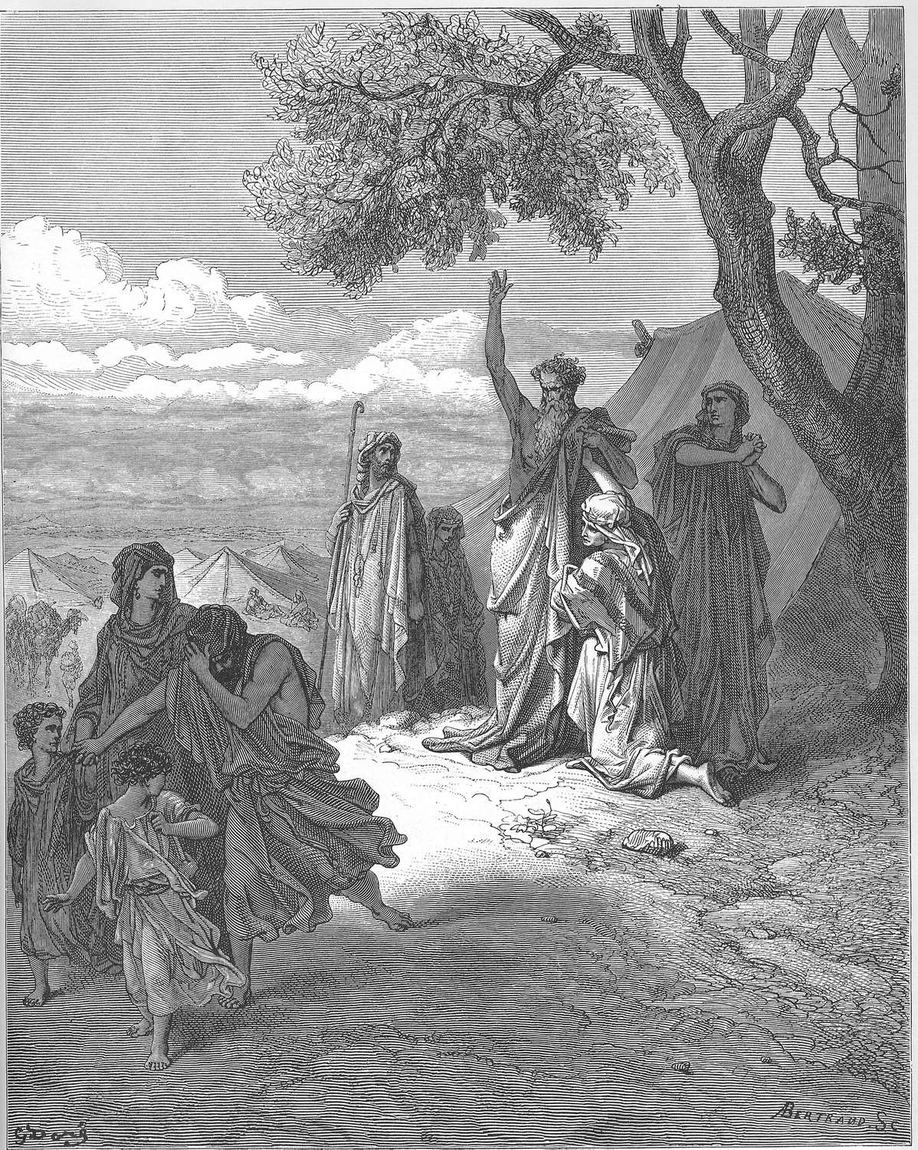 Gustave Doré, Noé amaldiçoa Cam e Canaã