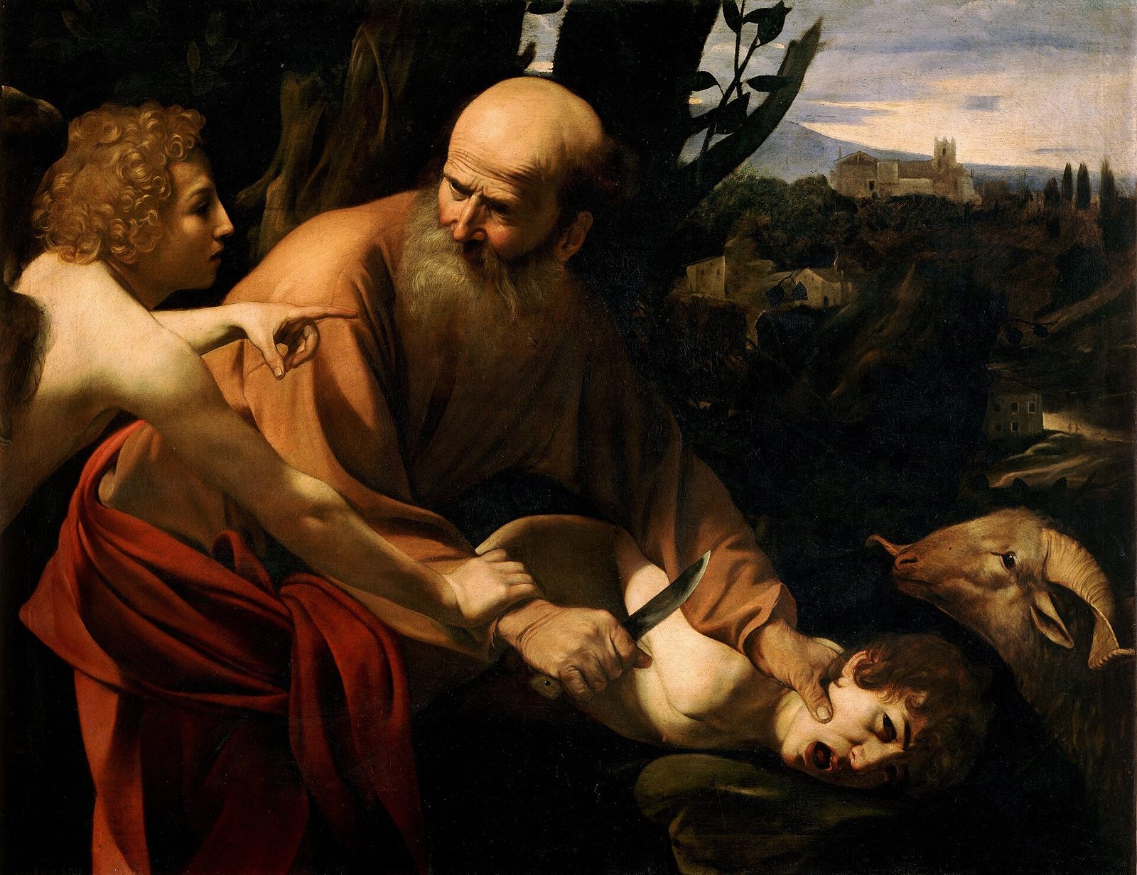 Caravaggio, O sacrifício de Isaque