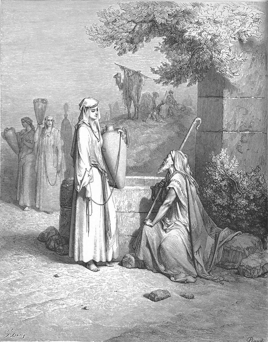 Gustave Doré, Eliézer e Rebeca junto ao poço