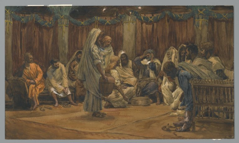 James Tissot, O lava-pés