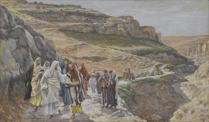 James Tissot, Jesus conversa com os discípulos