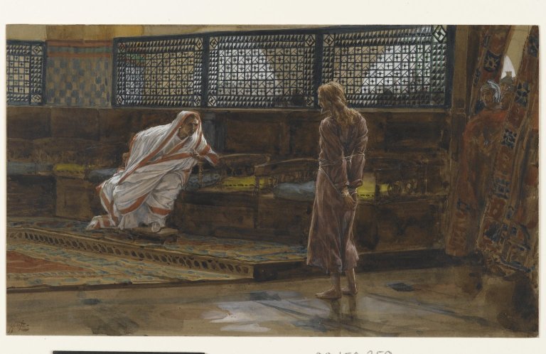 James Tissot, Jesus diante de Pilatos