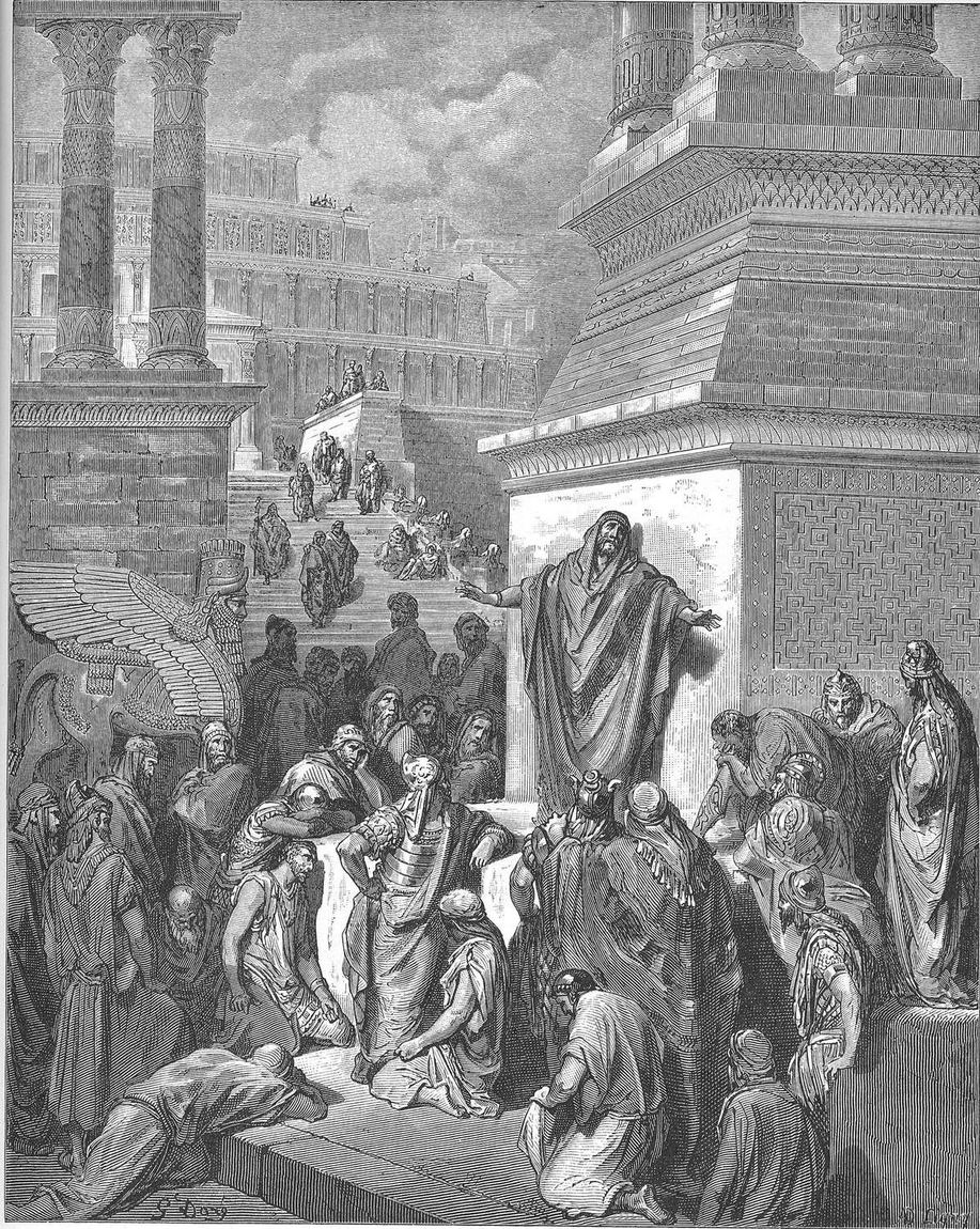 Gustave Doré, Jonas prega aos ninivitas
