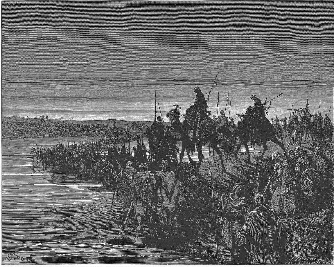 Gustave Doré, Os israelitas atravessam o Jordão