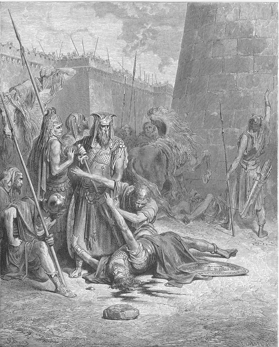Gustave Doré, A morte de Abimeleque