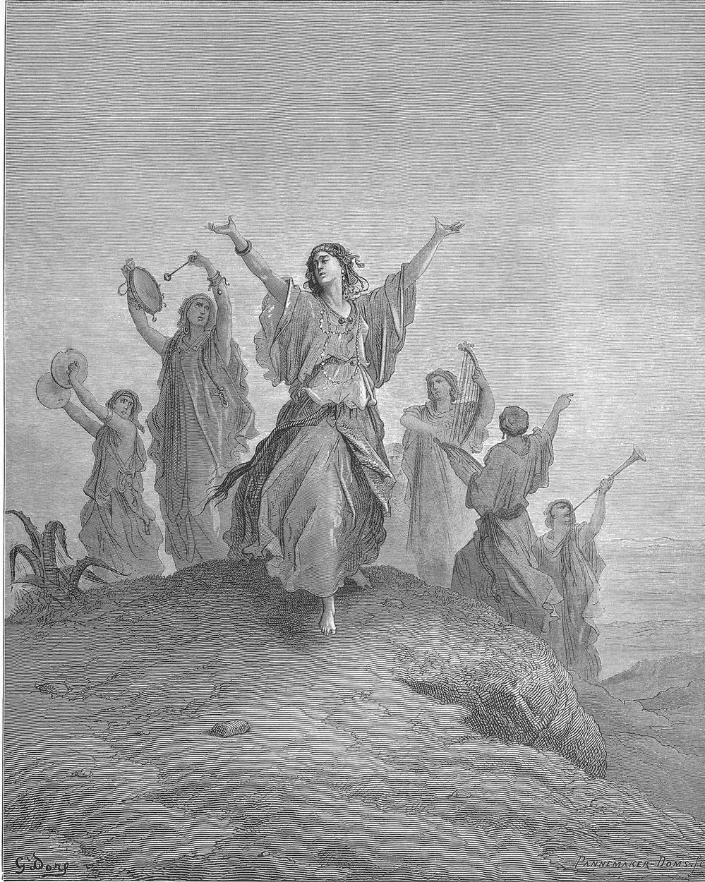 Gustave Doré, A filha de Jefté vem ao encontro do pai
