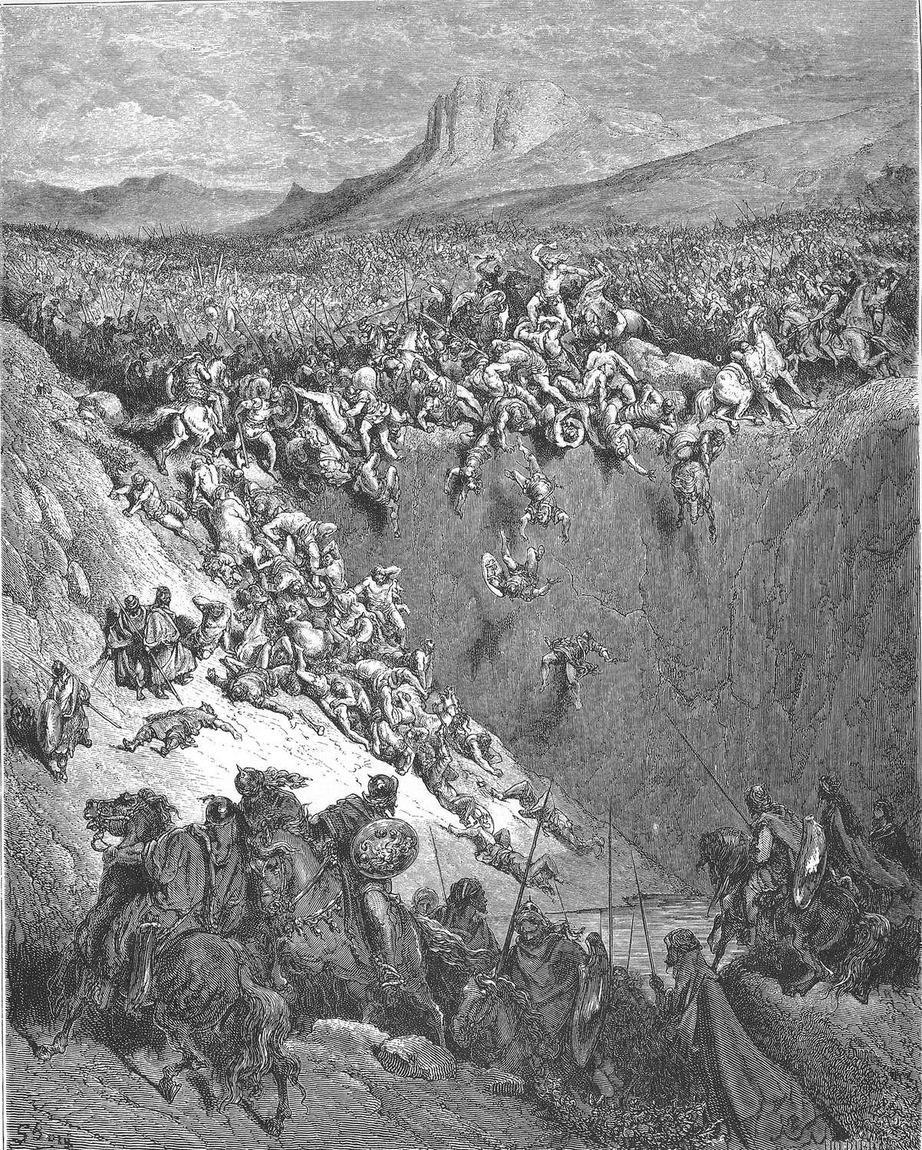 Gustave Doré, Sansão destrói os filisteus com uma queixada