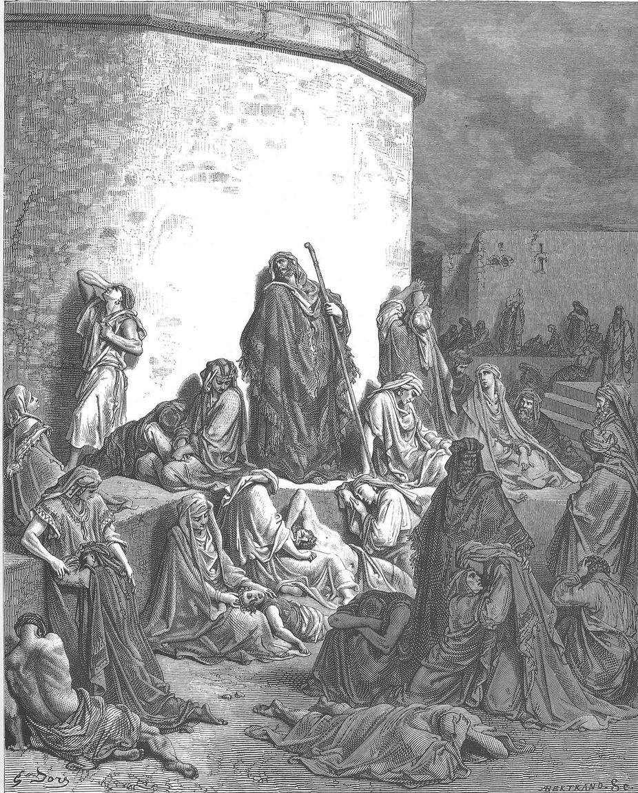 Gustave Doré, O povo chora a destruição de Jerusalém
