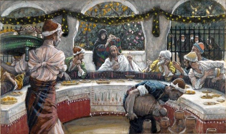 James Tissot, A refeição na casa do fariseu