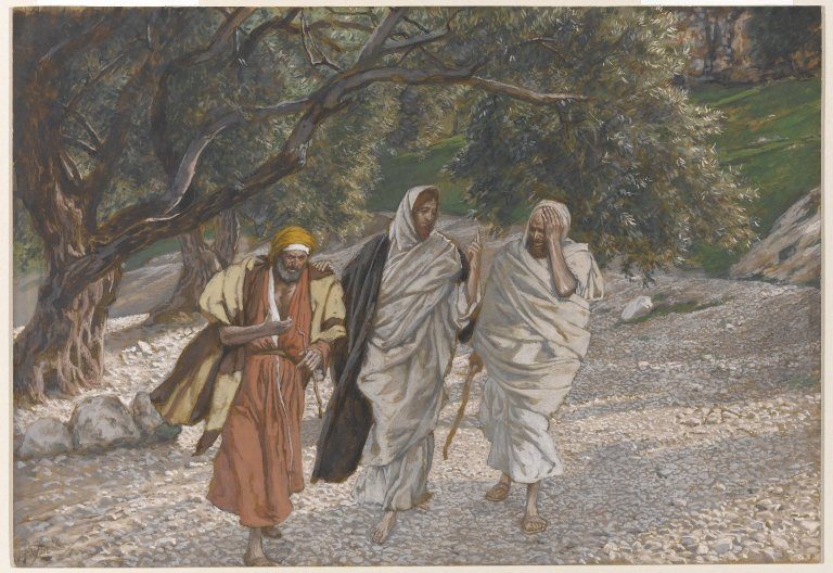 James Tissot, Os peregrinos de Emaús