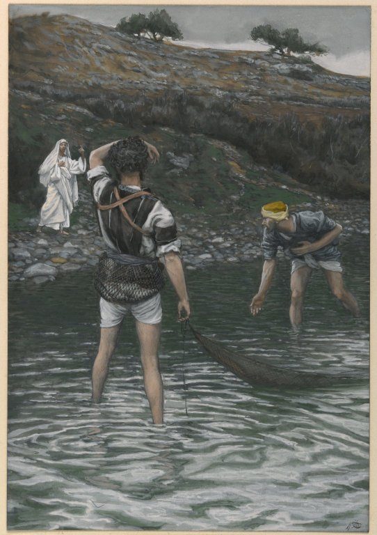 James Tissot, O chamado de Pedro e André