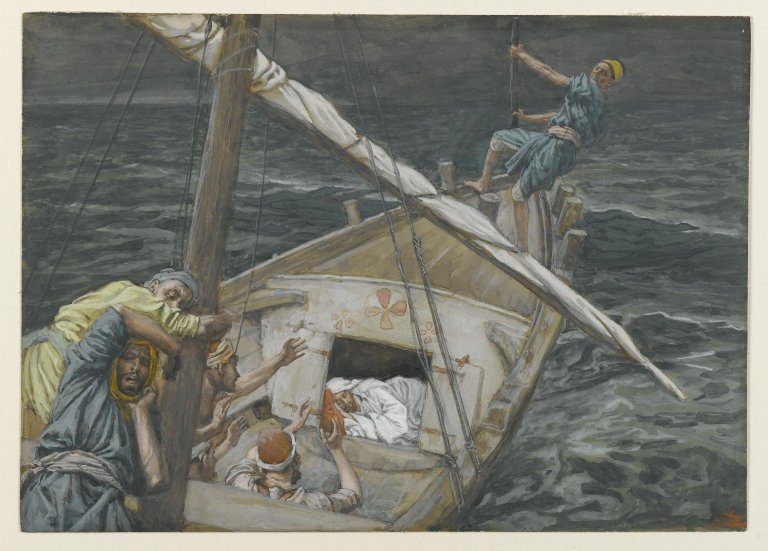 James Tissot, Jesus dorme durante a tempestade