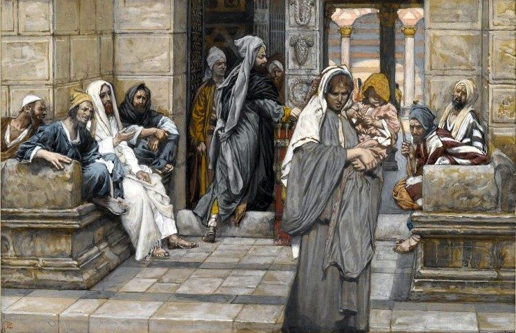 James Tissot, A oferta da viúva