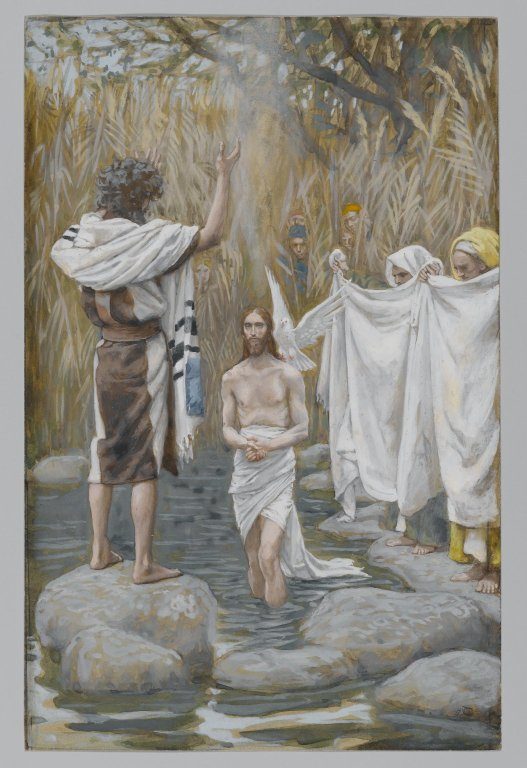 James Tissot, O batismo de Jesus
