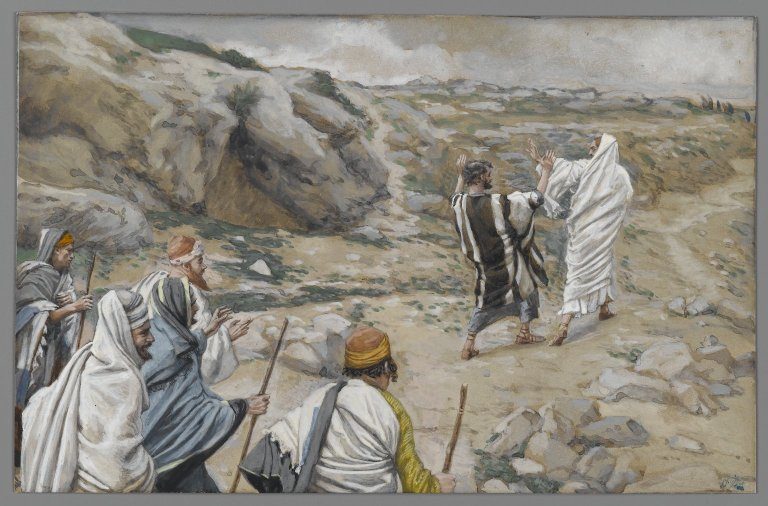 James Tissot, Para trás de mim, Satanás