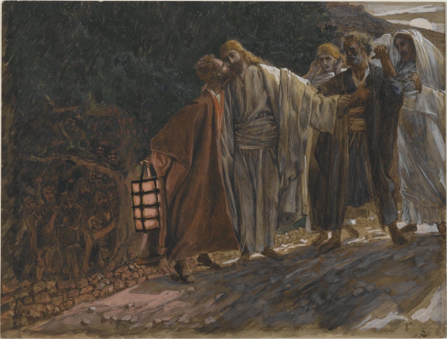 James Tissot, O beijo de Judas
