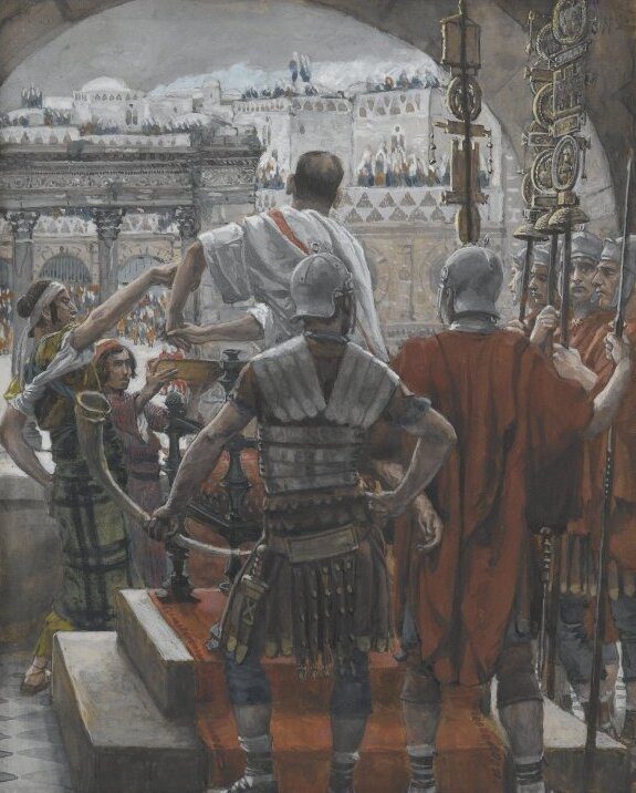 James Tissot, Pilatos lava as mãos
