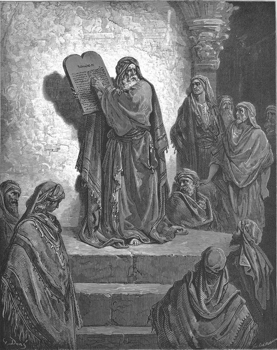 Gustave Doré, Esdras lê a Lei ao povo