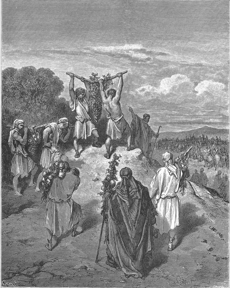 Gustave Doré, Os espias voltam da Terra Prometida