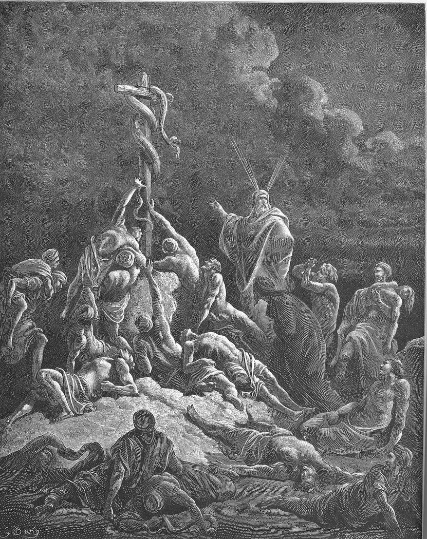 Gustave Doré, A serpente de bronze