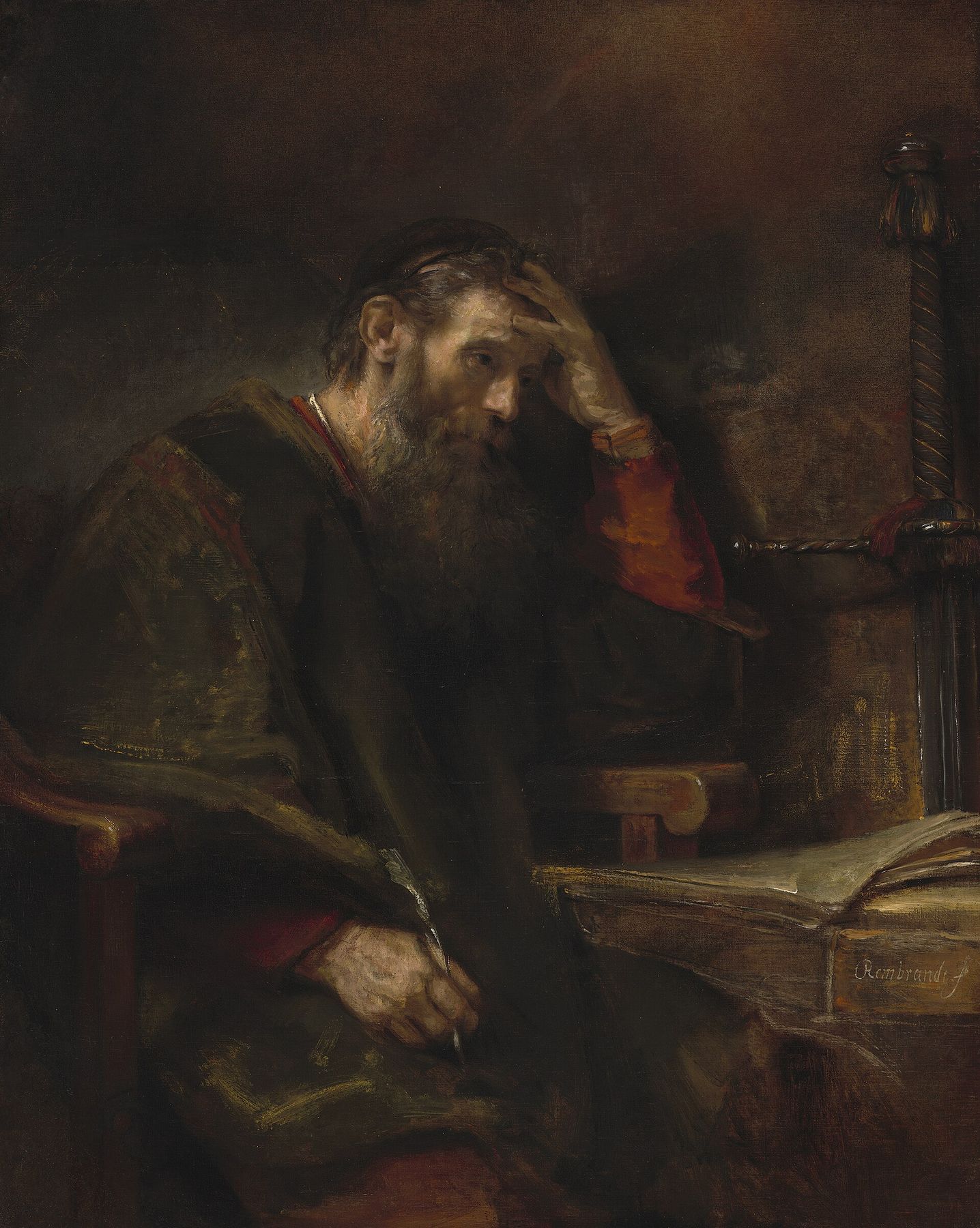 Rembrandt e oficina, O apóstolo Paulo