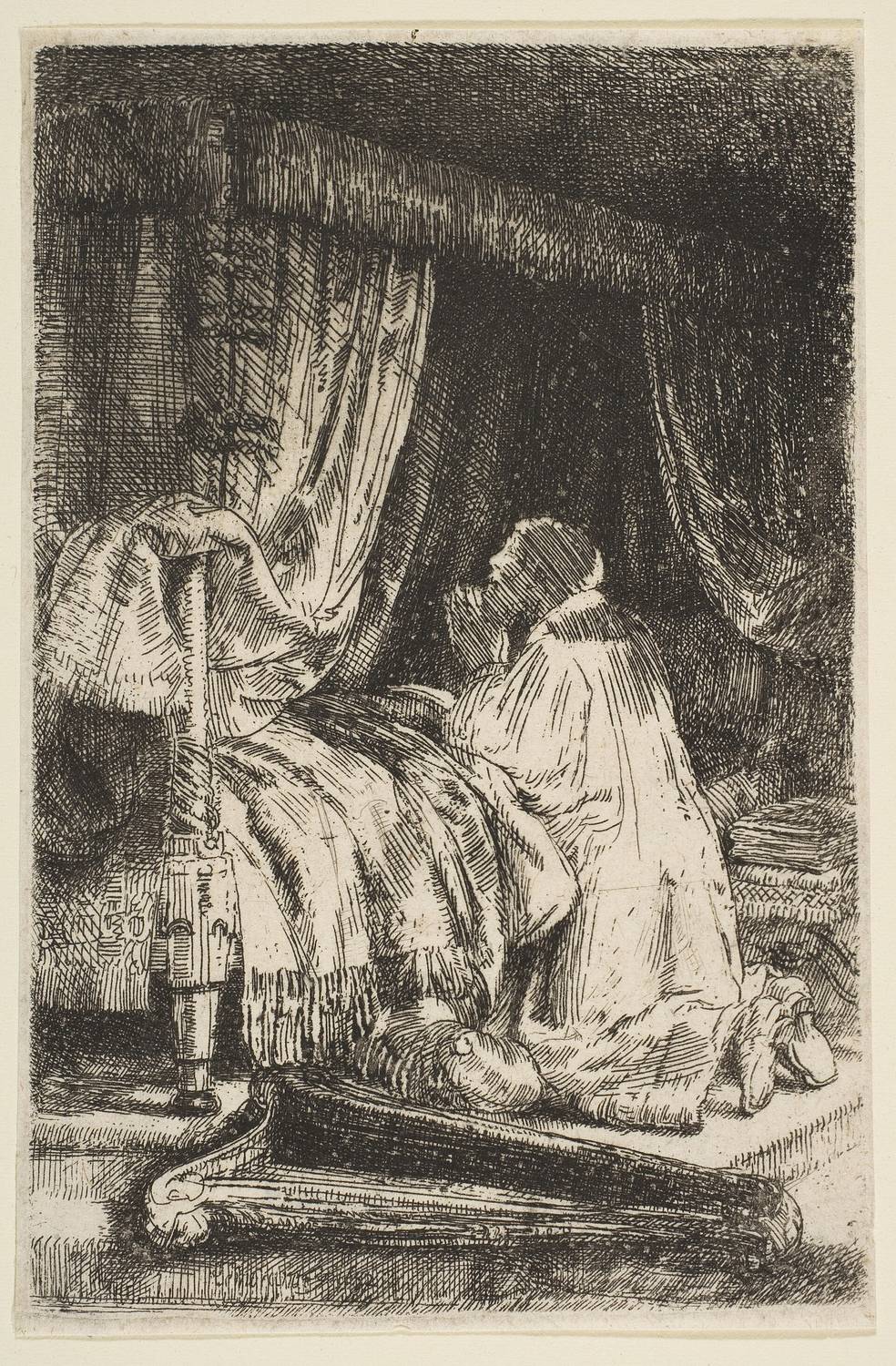 Rembrandt, Davi em oração