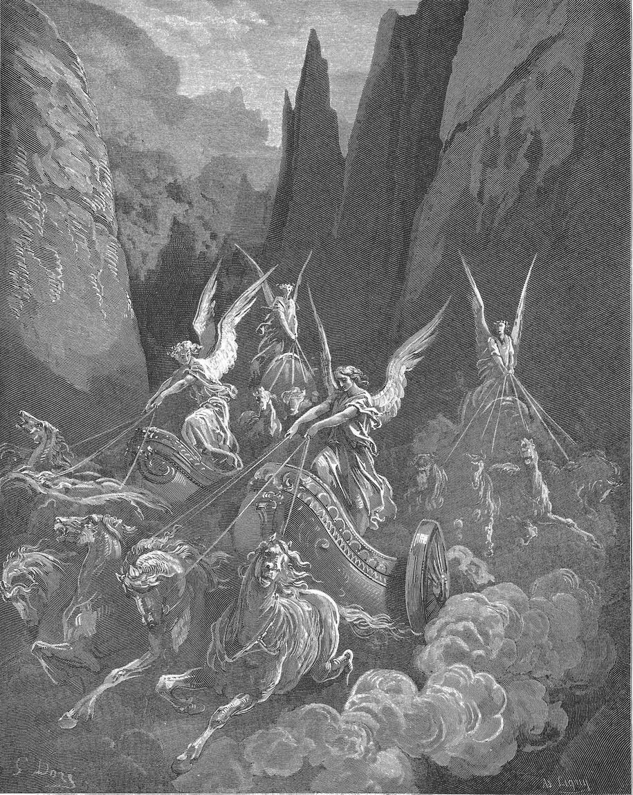 Gustave Doré, A visão de Zacarias dos quatro carros