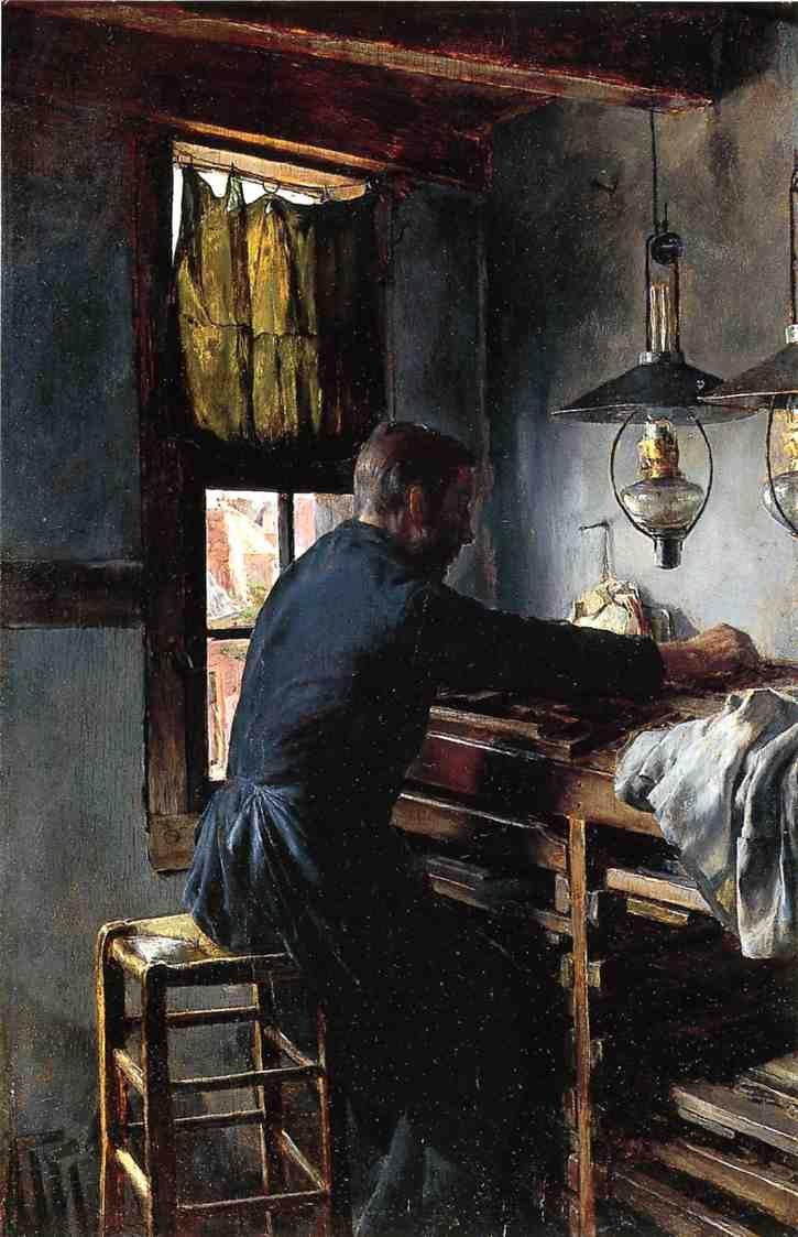Retrato a óleo de Jacó Armínio, professor de teologia em Leiden, de barba e gola branca